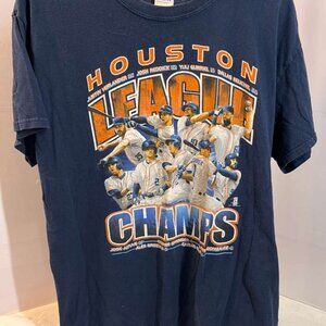 Houston Astros Champs Baseball Shirt Graphic Womens Tee Houston League Champs